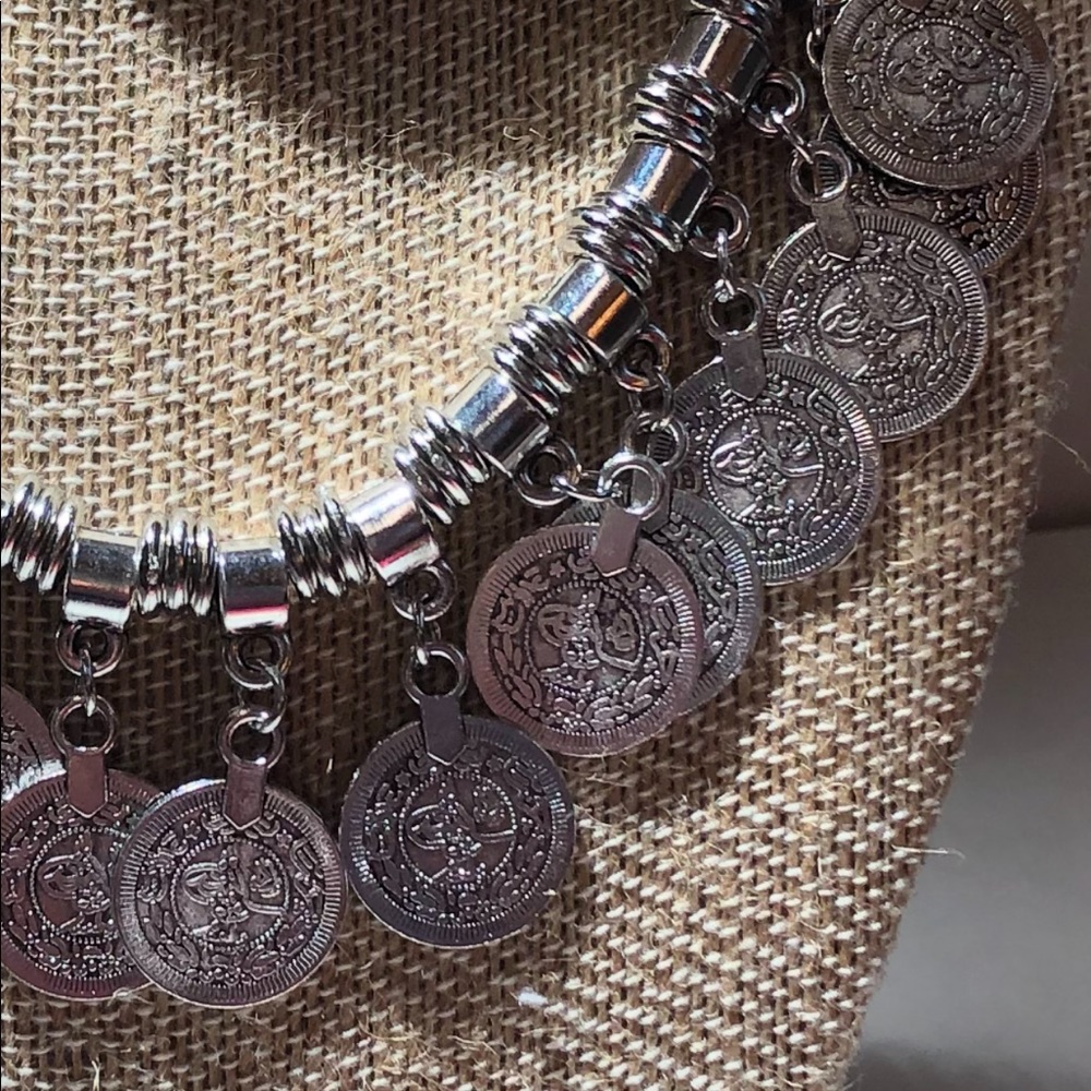 ๐บ๐ธSALE๐บ๐ธ Tibetan Silver Coin Necklace - Picture 5 of 5